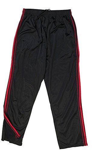 North 15 Men's Jogger Tricot Pants with Bottom Zipper (Medium -5X Large)