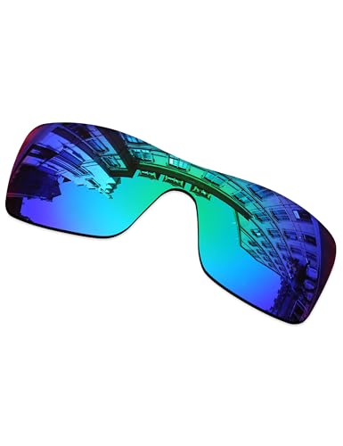 Image of Lenses Replacement for Oakley Batwolf OO9101 Sunglass - Jade MirrorCoat Polarized