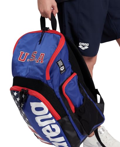 Image of Arena Spiky III Backpack 35 Unisex Travel Gym Rucksack for Men and Women, Training Gear Equipment Bag for Swimmers, 35 Liters