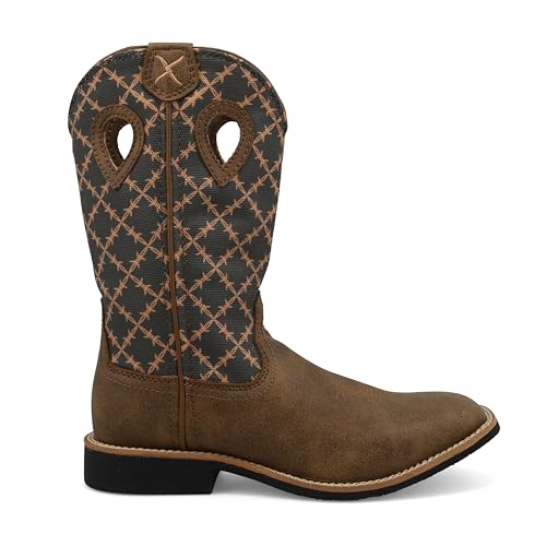 Image of Twisted X Kid's 9 inch Top Hand Square Toe Cowboy Boots