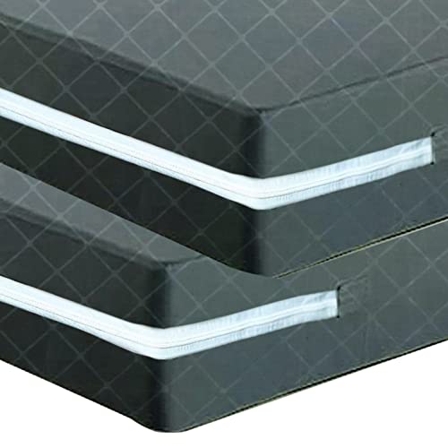 Image of BSB HOME Premium Cotton Mattress Cover /Protector with Zipper Chain| Available in Provides All Around Protection with 360 Encasing |72 inchx36 inch (6x3 ft) - Pack of 2 - Grey