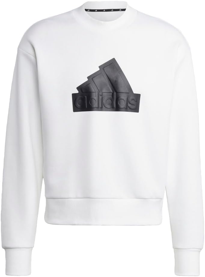 adidas mens Future Icon Badge of Sport Crewneck