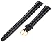 Voguestrap TX39313LBK Allstrap 13mm Black Long-Length Genuine Calf Watchband