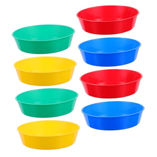 AUTSUPPL 8Pcs Multi Functional Paint Mixing Trays Durable Color for Watercolor Oil Paint and DIY Crafts Artists and Creative Projects