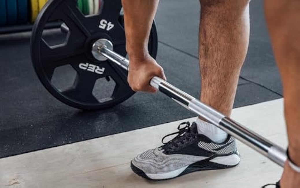 Rep Fitness Barbells- Choose between the Teton Training Barbell (15 or 20KG), Delta Mixed-Use Bar (20KG), Badlands Powerlifting Barbell (20KG)