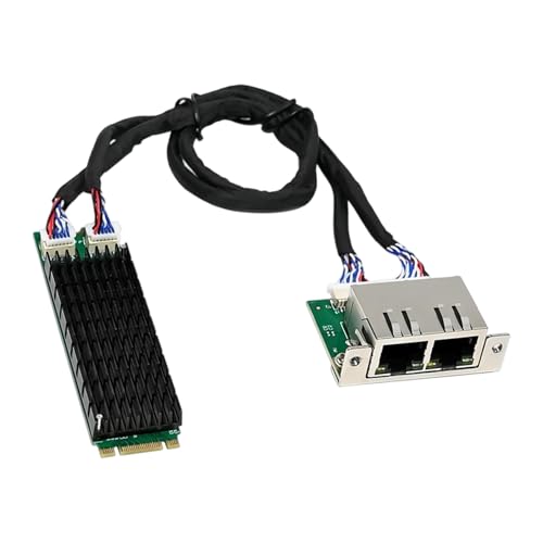 Tarjeta de Red Profesional con Dos Puertos Gigabit, Interfaces con Llaves B+M para Instalación, Controlador de Red Energéticamente Eficiente miniatura 5