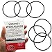 Captain O-Ring - GE KWGE25RG (WS03X10038) Replacement ORings for GE GXWH01C, CXWH08C, GXWH04F, GXWH20F, GXWH20S, GXRM10 & GX1S01R Water Filters (3 Pack)