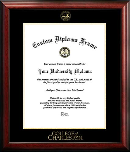 Campus Images SC998GED College of Charleston Embossed Diploma Frame, 20