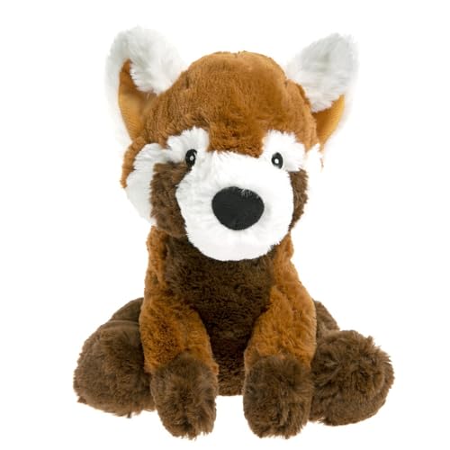 Bouillotte panda roux Pelucho contre le froid peluche blé lavande fabriquée en France