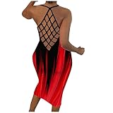 ZLYJ Soiree pour Femme Confortable Soiree Manches Longues Polyester Soiree pour Femme Géométrique L'école Leger Classic été Wrap Taille Haute Col V
