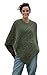 Aran Woollen Mills SuperSoft Merion Knit Triangular Poncho (Meadow Green)