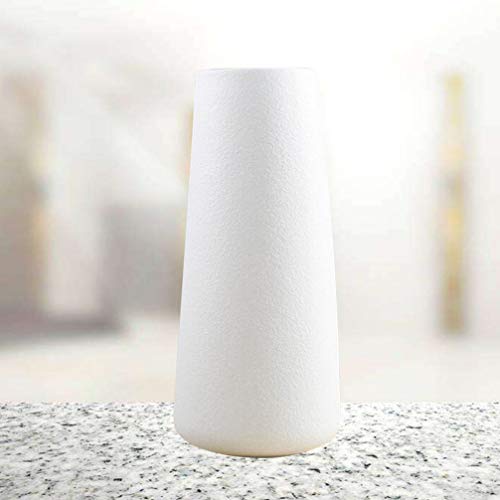 ULTNICE Vaso de cerâmica minimalista moderno, vaso floral nórdico vaso de flores ornamentos de mesa
