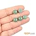 GEM-Inside Aventurine Gemstone Cabochon for Jewelry Crystal Flat Back Round Semi Precious 5PCS 8mm CAB