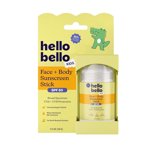 Image of Hello Bello Kids Sunscreen, SPF50 Broad-Spectrum in Easy to Apply Stick 1oz
