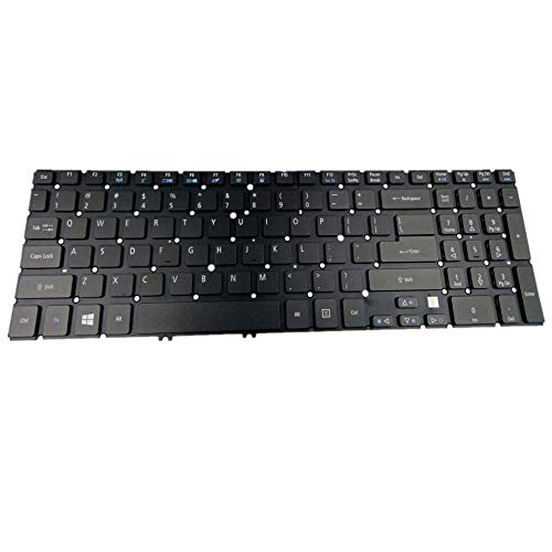 Clavier pour Acer M5-481T M5-481TG Idéal pour Bureau et Saisie Régulière Touches Noires US