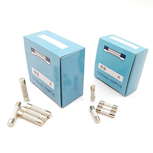 Fusible en céramique 1A 6x30mm 250V pour protection électrique de rechange lot de 10 pièces