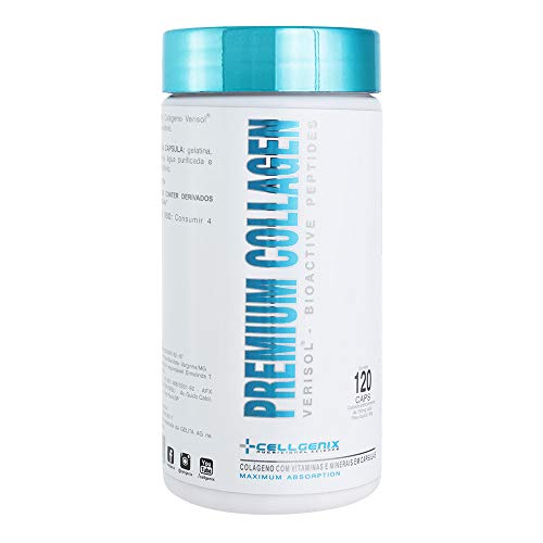 Premium Collagen Bioactive Peptides 120 Cápsulas - Cellgenix