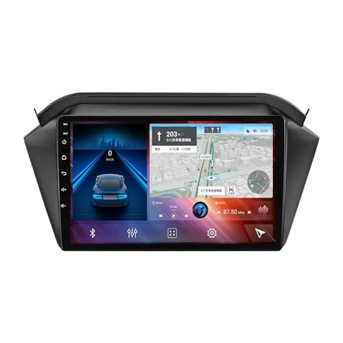 10 Pulgadas Pantalla Táctil Android 14 Radio 2 DIN para JAC S2 T40 2015-2018 con Carplay GPS Bluetooth Controles del Volante Cámara de Respaldo(T700 [8+256G])