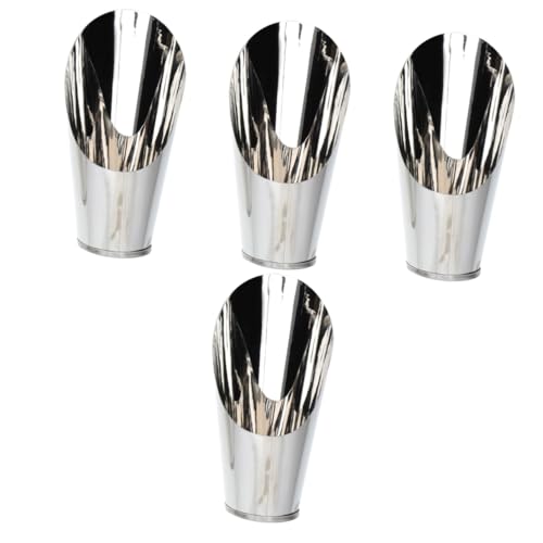 POPETPOP 4 Piezas De Cubo De Acero Inoxidable Pala Herramientas De Excavación Palas Portátiles para Jardín Macetas De Interior Herramienta De Jardinería Macetas De Interior Cubo De