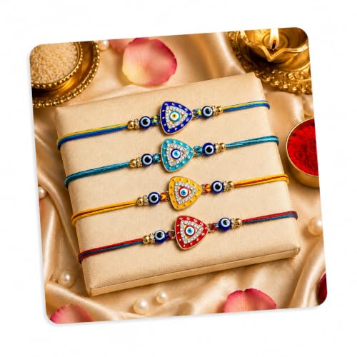 Image of Dreamica Rakhi Set for Brother with Greeting Card And Tilak Set