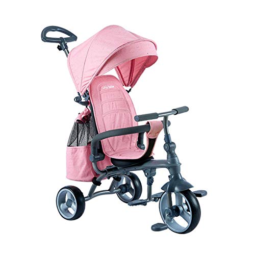 Lowest Price! Zjnhl Children's Fun/Children Tricycle Kids Trike Stroller 3 Wheel Bike 3 In1 Foldable...
