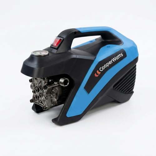 Image of High Pressure Washer, Car Washer with 1800W Induction Motor, 140 BAR Pressure, 6.5 L /min Flow Rate, Portable, Car, Bike & Home Cleaning, Blue and Black | EC-18
