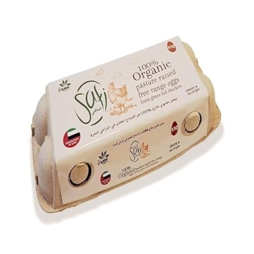 FreshToHome Safi Organic Pasture Raised Free Range Eggs Pack Of 10 - 10Pc Pack