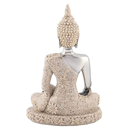 Nicoone Buddha Ornamenti per la Casa, Meditando
