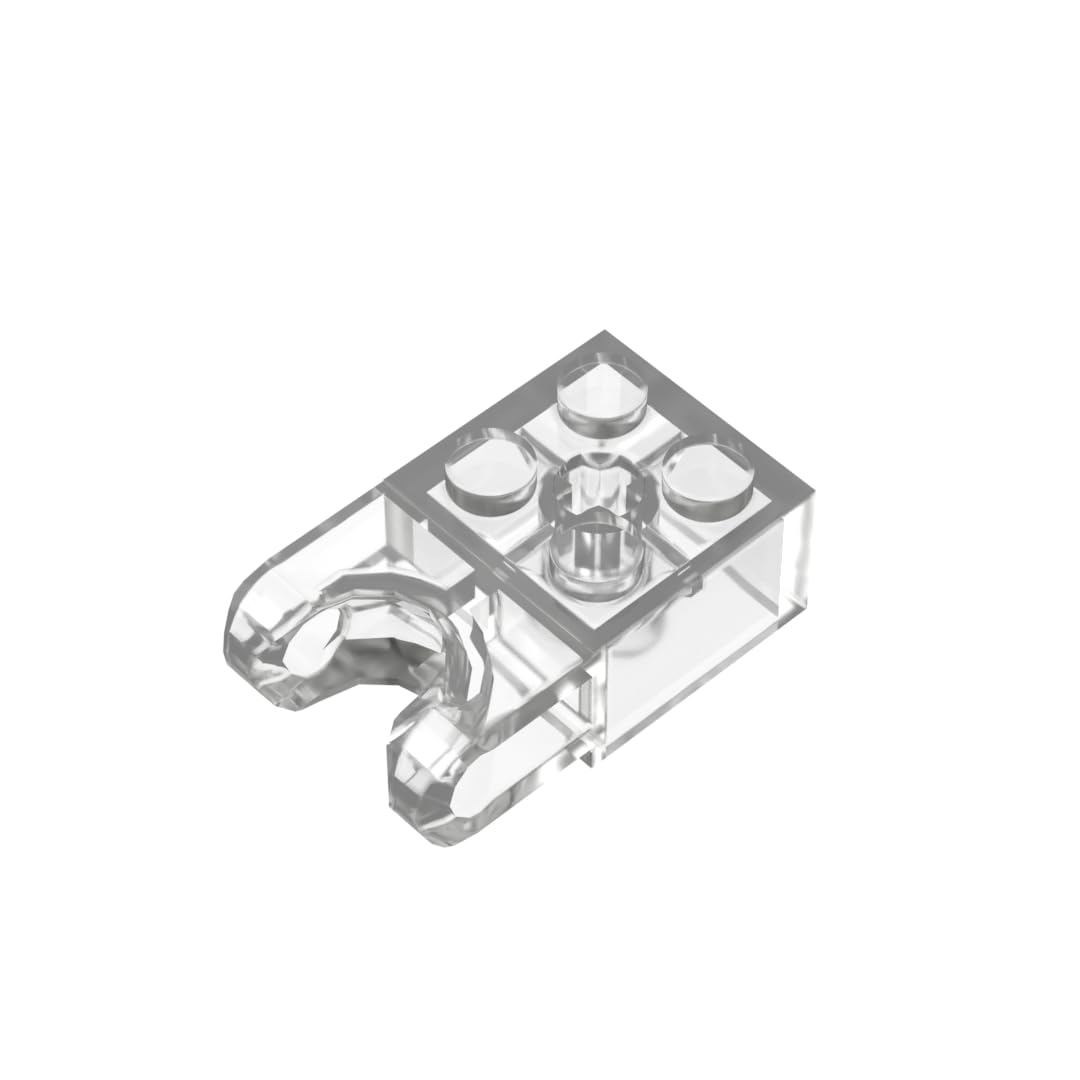 GDS-1206 92013 Hinge Brick Technic Brick Special 2x2, Trans-Clear, 10 PCS — image 1