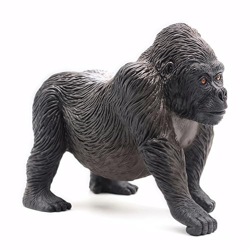 Gemini&Genius Silverback Gorilla Action Figure Toy for Kids