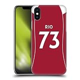 Head Case Designs Officially Licensed Liverpool Football Club Rio Ngumoha 2025/26 Players Home Kit 2nd Group Hard Back Case Compatible with Apple iPhone X/iPhone Xs