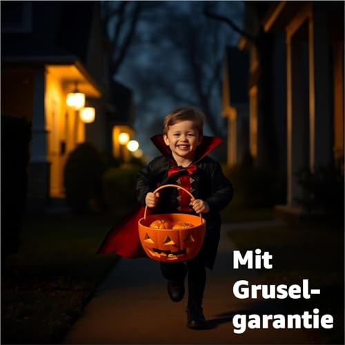 TK Gruppe Timo Klingler Vampirgebiss - kinderfreundlich - passend für Kinder - stabil & unbedenklich - Vampirzähne Gebiss Dracula Vampir zum Aufstecken - Halloween & Fasching