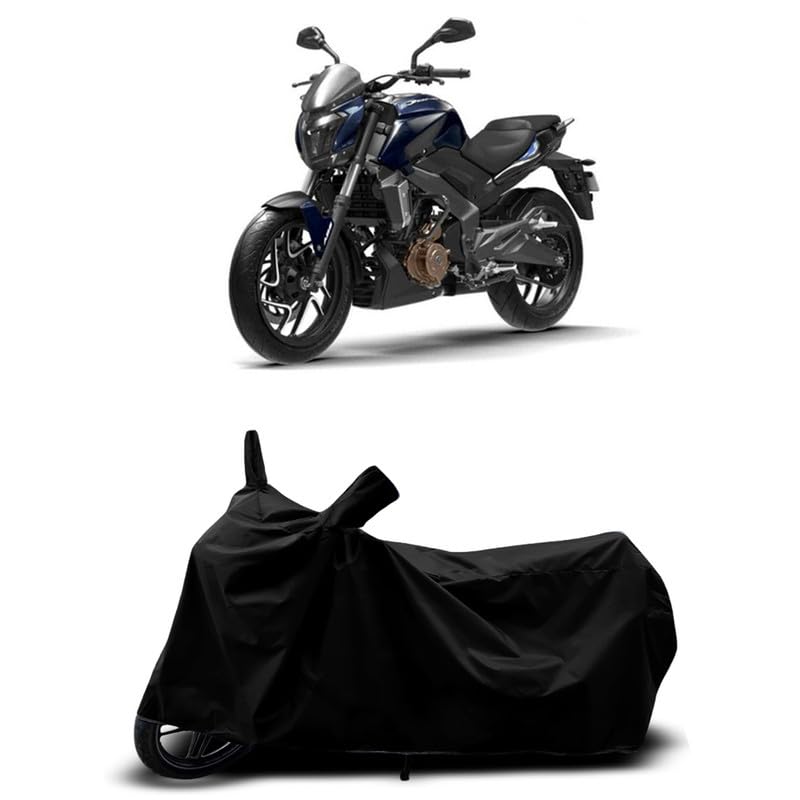 Image of DUFFEL-All Two Wheeler Bike /Scooty Body Cover Used for Bajaj Dominar 250 Heat Protectio /Water Resistance /UV-Rays /Birds Dropping /Scratchproof /Dust Proof /Waterproof All Variants [Black]