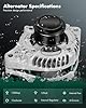 SCITOO Alternator 9764219-124 Fits for Honda for Pilot 2012 2013 2014 2015,for Honda for Odyssey 2011 2012 2013 130Amp High-output CW 6-Groove Pulley 104210-1240 31100-RV0-A01 CSJ24 11573 290-5582 #1