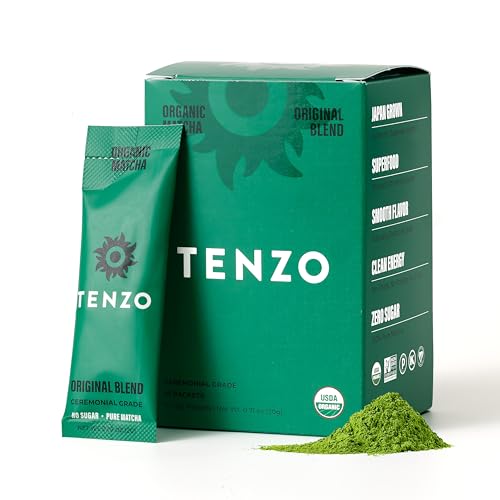 Tenzo Single Serve Matcha Green Tea Powder - Matcha Power