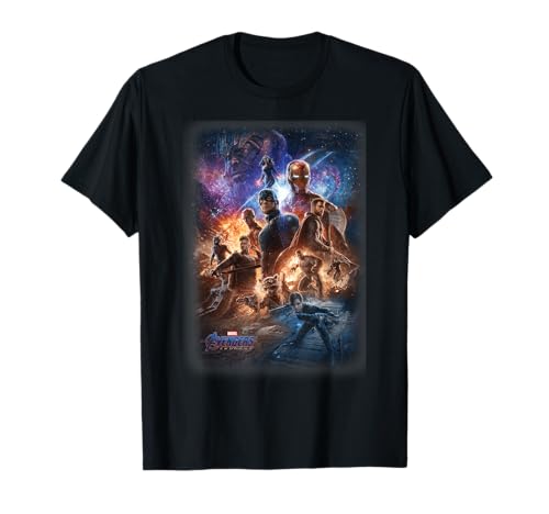 Marvel Avengers Endgame t-shirt avec impression haute définition de l'affiche de film