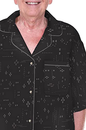 Open Back Nightshirt Pajamas for Men Cotton 3 Pack Bedridden-Hospice-Patient Gown-Set of 3 (L/XL)2