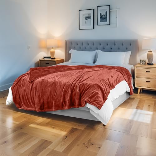 ONDAN Electric Heated Blanket 72"x84" Full Size Flannel Heated Blanket,