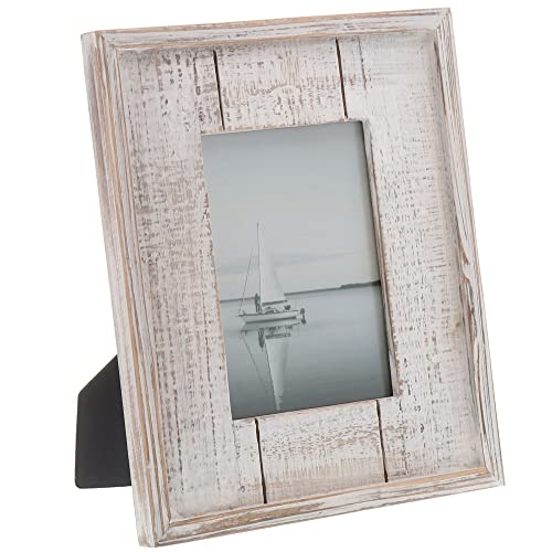 Barnyard-Designs-Rustic-Wood-Picture-Frame--Farmhouse-or-Coastal-Beach-Theme-Wooden-Photo-Frame-Distressed-White-5-x-7-1-Frame Barnyard Designs Rustic Wood Picture Frame–Farmhouse or Coastal Beach Theme Wooden Photo Frame Distressed White 5 x 7 1 Frame