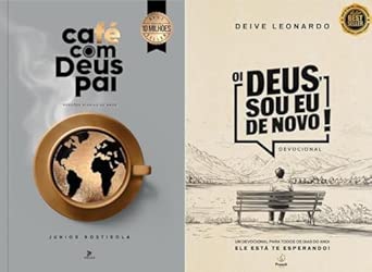 Café com Deus Pai Devocional 2026 Kit 2 Volumes Porções Diarias d...