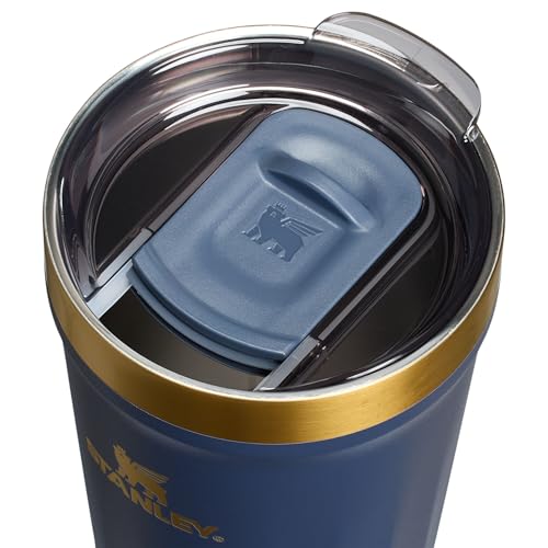 Image of STANLEY Everyday Tumbler 20 oz | Press Fit Drink Through Lid | Beverage, Coffee, and Cocktail Cup | Insulated Stainless Steel Wine Glass | BPA-Free | Twilight Gold PVD