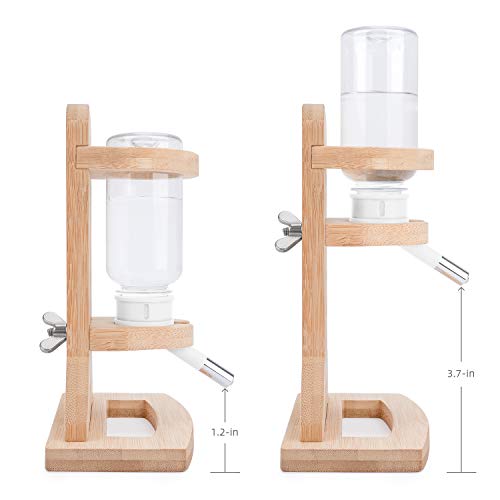 Niteangel Water Bottle With Stand For Syrian Dwarf Hamsters Gerbils Mice Rats Degus Small Pet Rodents(White) #TOP4