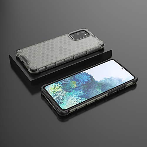 Image of Glasgow | for Samsung Galaxy S20 Plus Honeycomb Dual Layer Hard Back Bumper Case Cover for Samsung Galaxy S20 Plus - Black