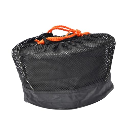 Didiseaon Olla Plegable para Camping con Bolsa de Malla Resistente Altas Temperaturas de Sustancias Nocivas Fácil de Limpiar Utensilio Esencial para Cocina al Aire