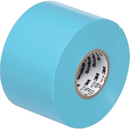 Amazon Co Jp スリーエムジャパン 3m ビニールテープ 117 水色 50mmxm 117lb50x 産業 研究開発用品