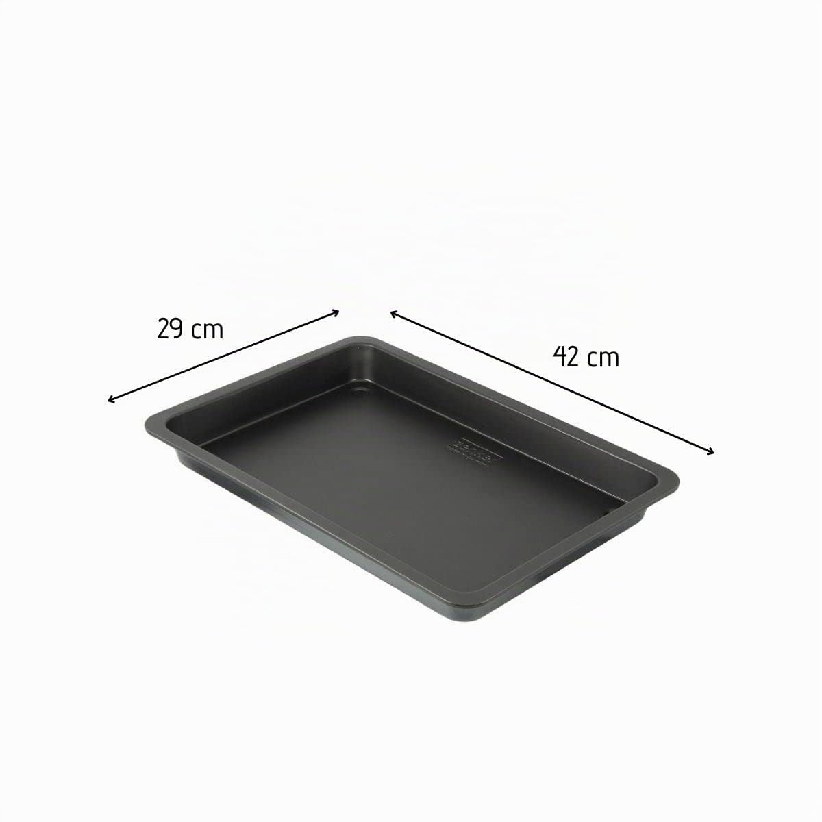Zenker Black Metallic teglia/stampo rettangolare rivestimento in antiaderente Teflon, 42 x 29 cm