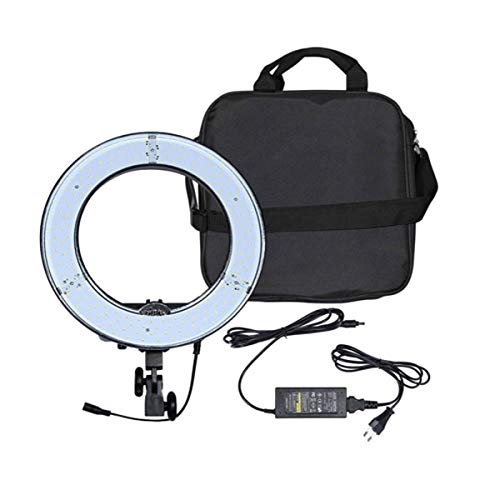 Iluminador LED Ring Light 48,5cm para Maquiagem e Fotos com tripé e suporte para celular smartphone