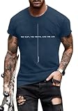 Christian Shirts for Men: Jesus Cross Religious Graphic T-Shirt Bible Verse Printed Shirt Crew Neck Short Sleeve Top