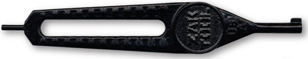 Zak Tool Super Flat Grip Universal Handcuff Key Solid Steel Black ZT25