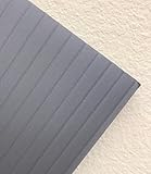 5pk Gray Corrugated Plastic Sheets 24' X 36' Horizontal